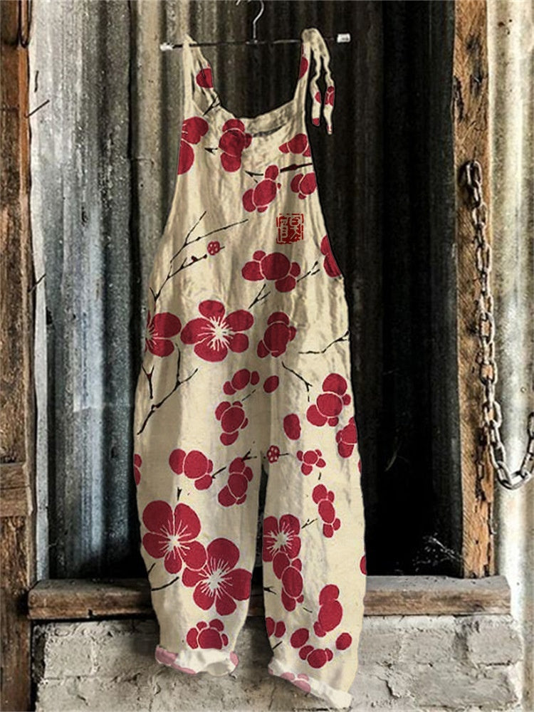 Salopette Vintage Printed Jumpsuit by auricci